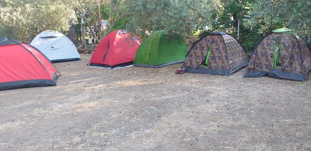 Ekincik Salkım Camping. Ekincik tent camping